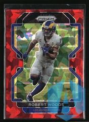 2021 Panini Prizm Red Cracked Ice #65 Robert Woods